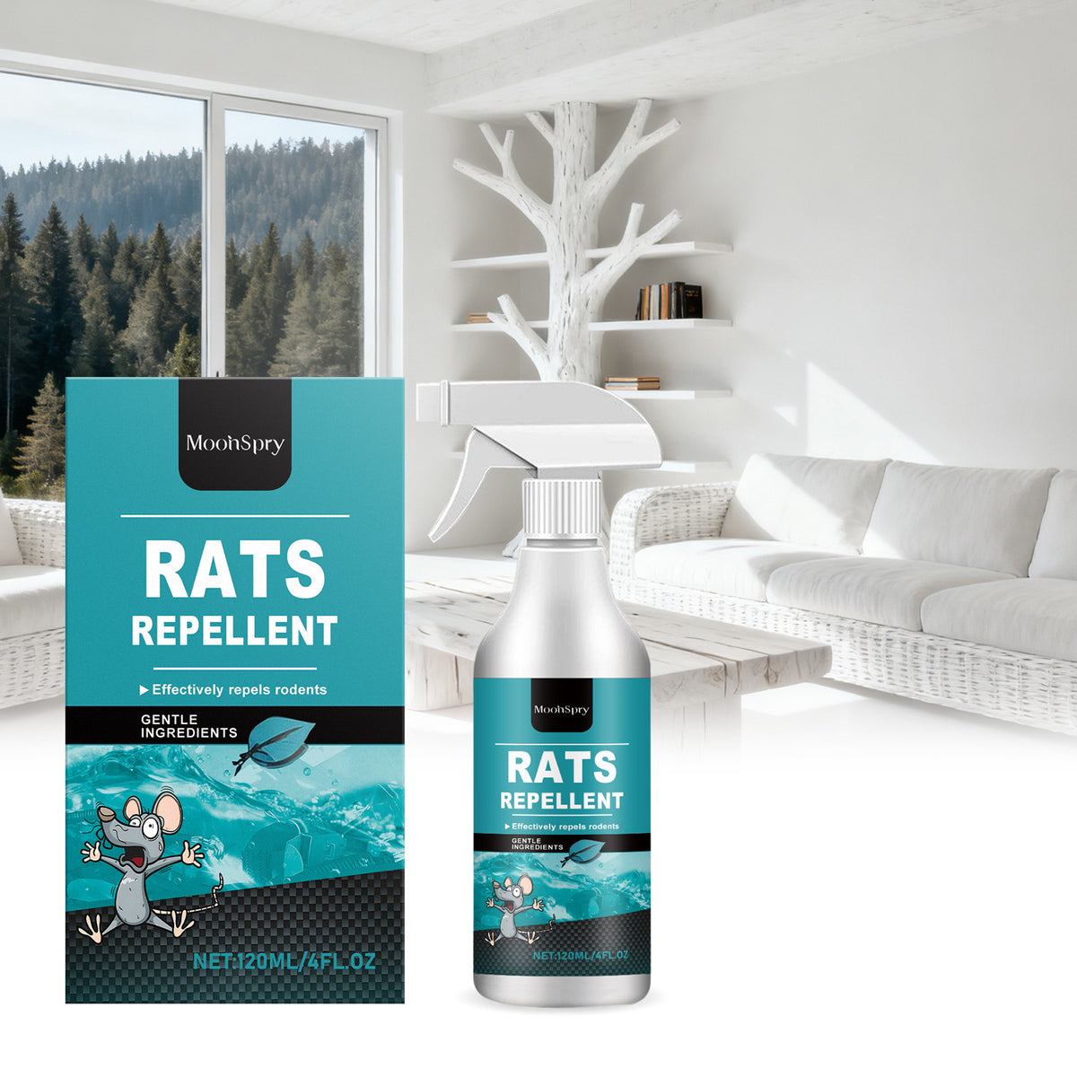 120ml Pest Repellent Spray for Kitchen Storage - Household Insect Control