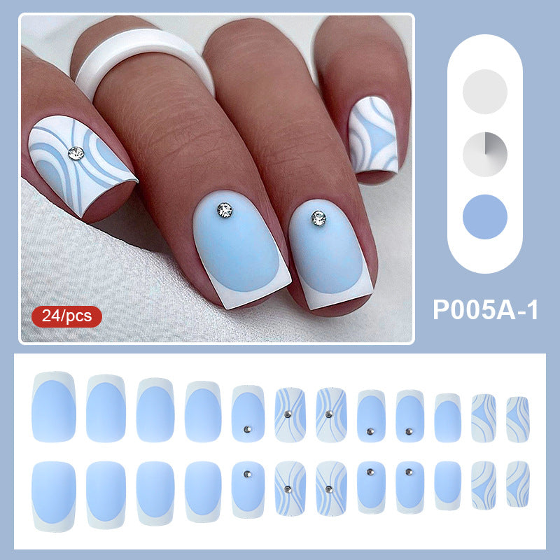 French Armor Nail Art Kit for Manicure - Starry Sky Design, Plastic, Multiple Styles