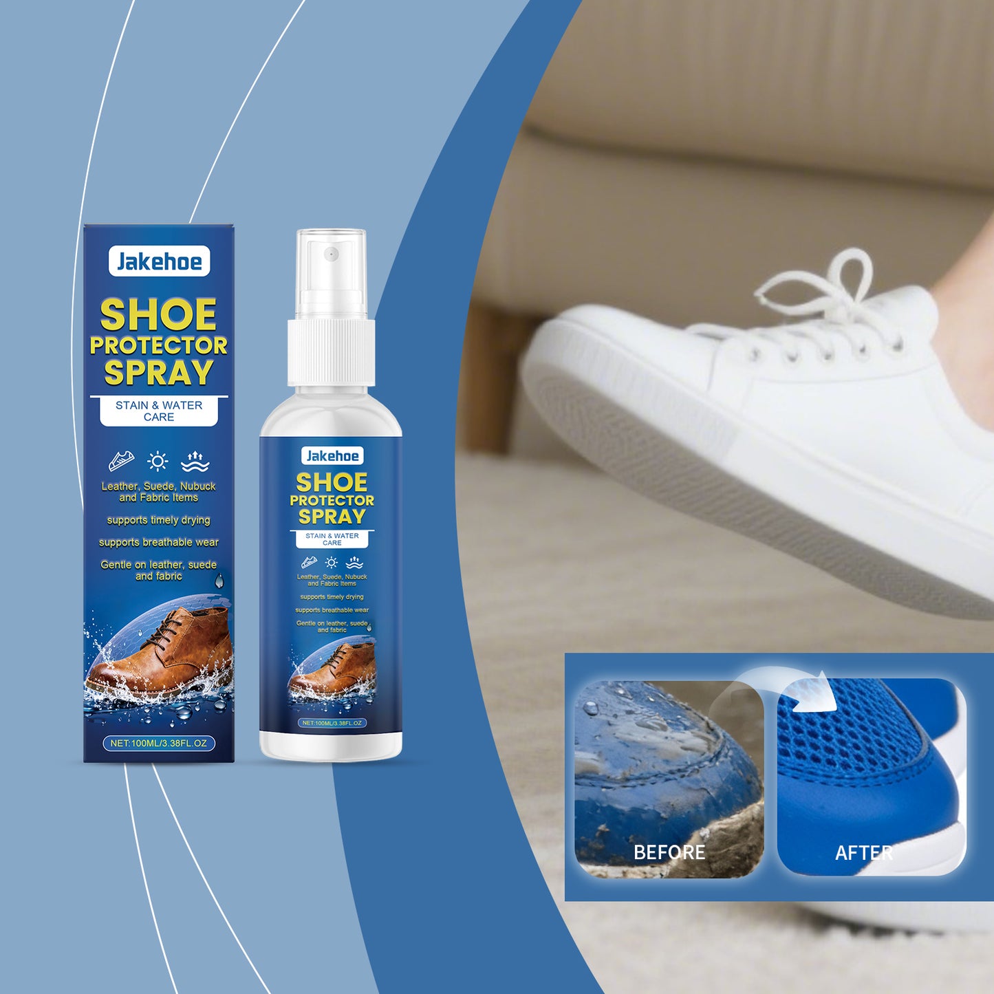 Waterproof Spray for Shoes & Surfaces - 100ml