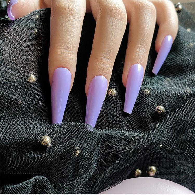 Long Nail Art Stickers and Decals Set - Multiple Colors for Elegant Nail Design