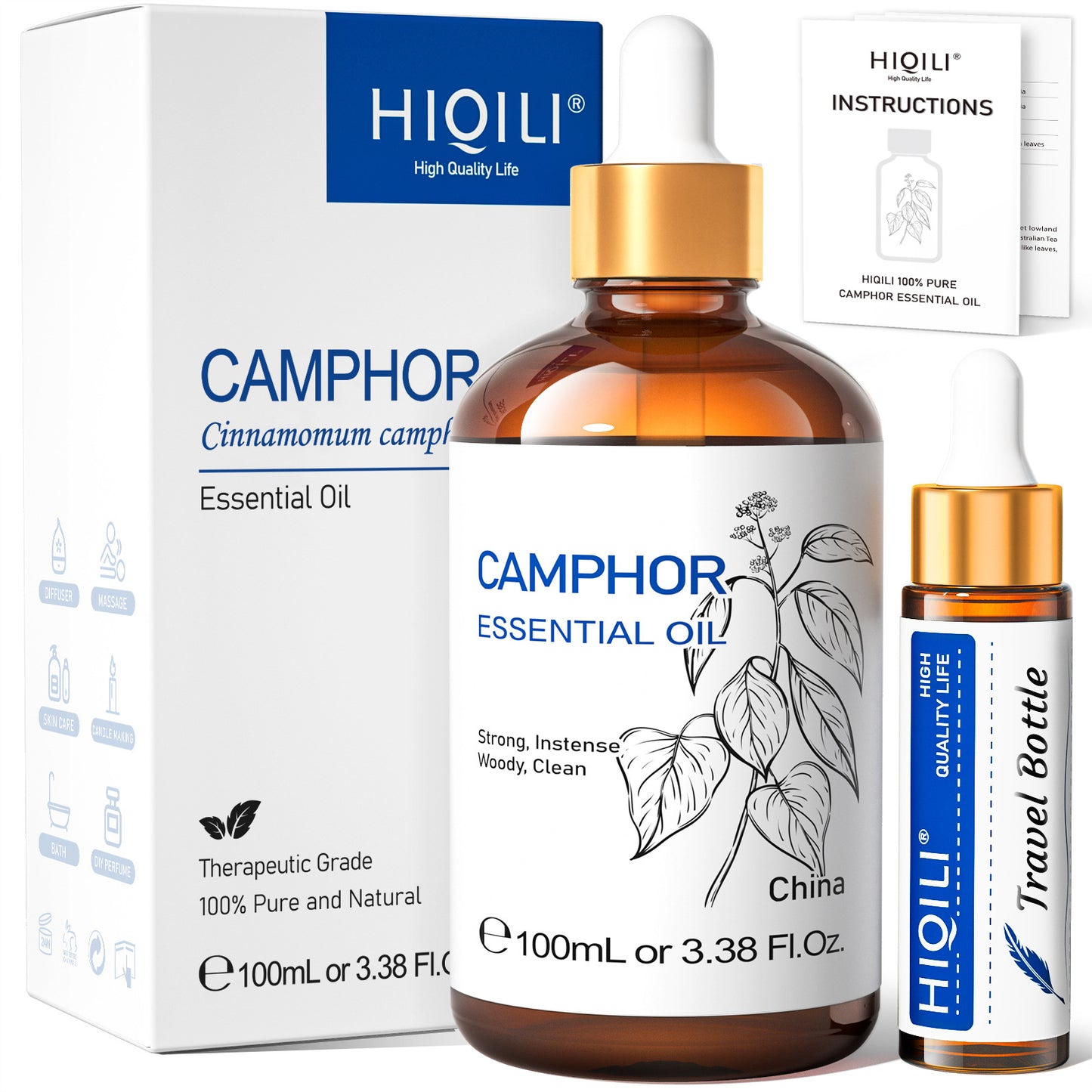Essential Oil Plant Extract Massage Oil for Relaxation 100ml