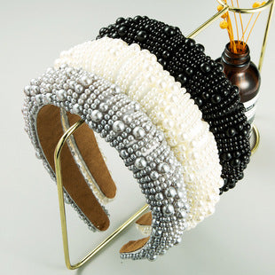 Beaded Pearl Headband Fashion Hair Accessory