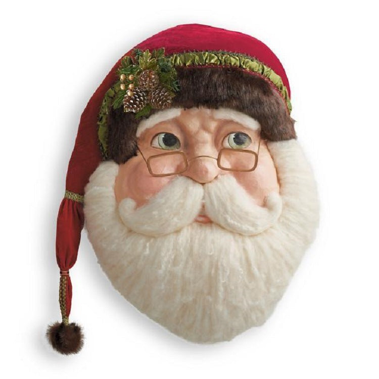 Wooden Santa House Number Wall Decoration - Festive Christmas Home Decor