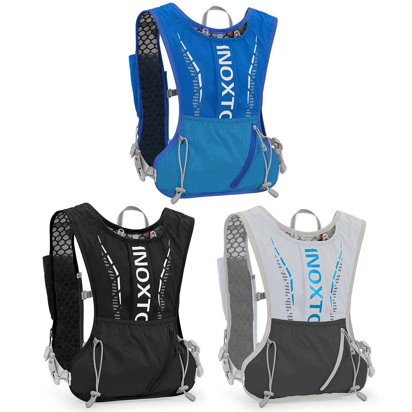 Hydration Vest Running Backpack with 1.5L Water Bladder - Adjustable Straps