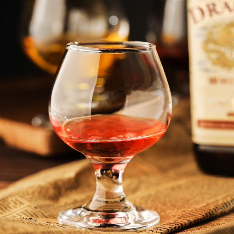 Short-Stemmed Wine Glass Set - Multiple Sizes & Quantities for Red & Brandy
