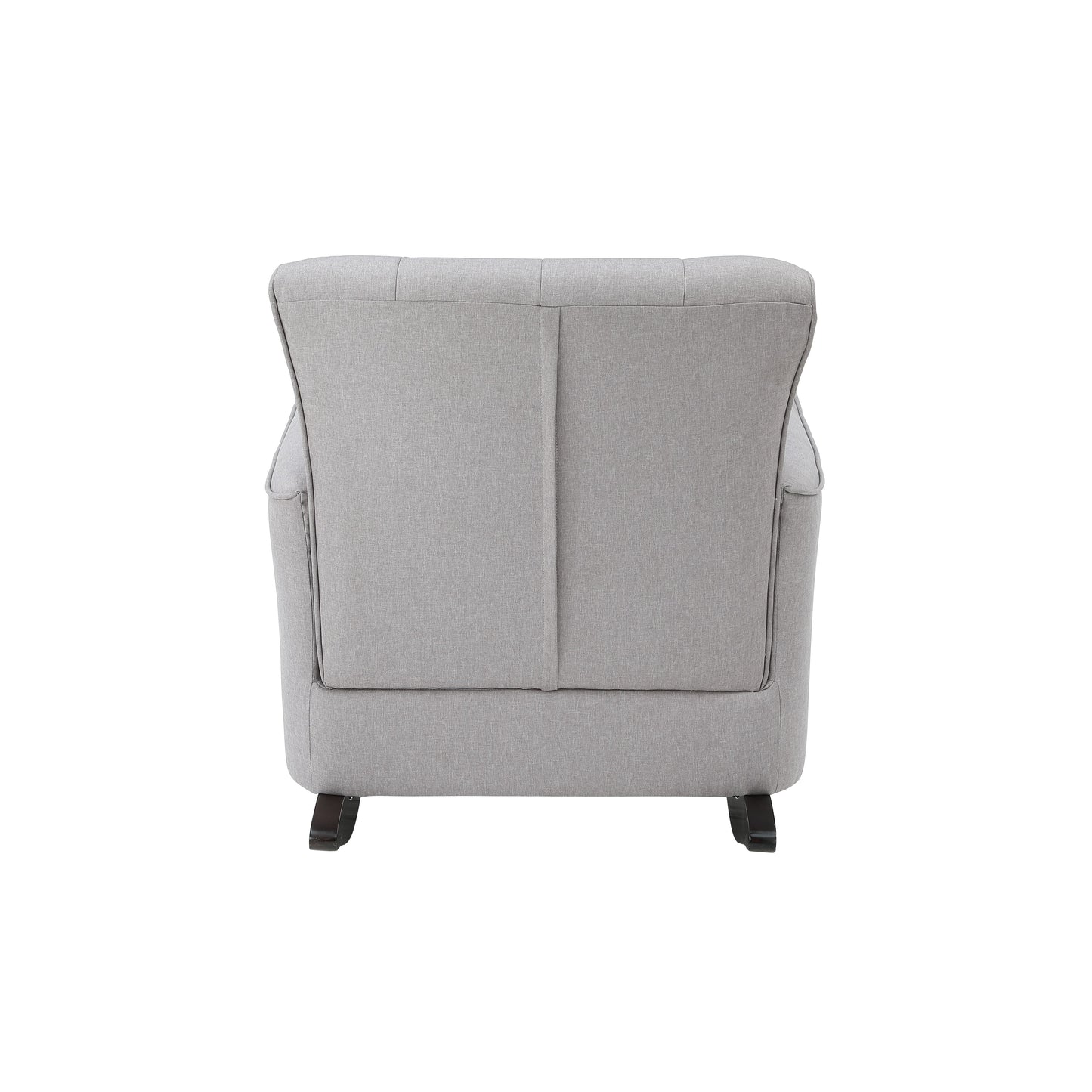 Light Gray Linen Rocking Chair - Stylish and Comfortable