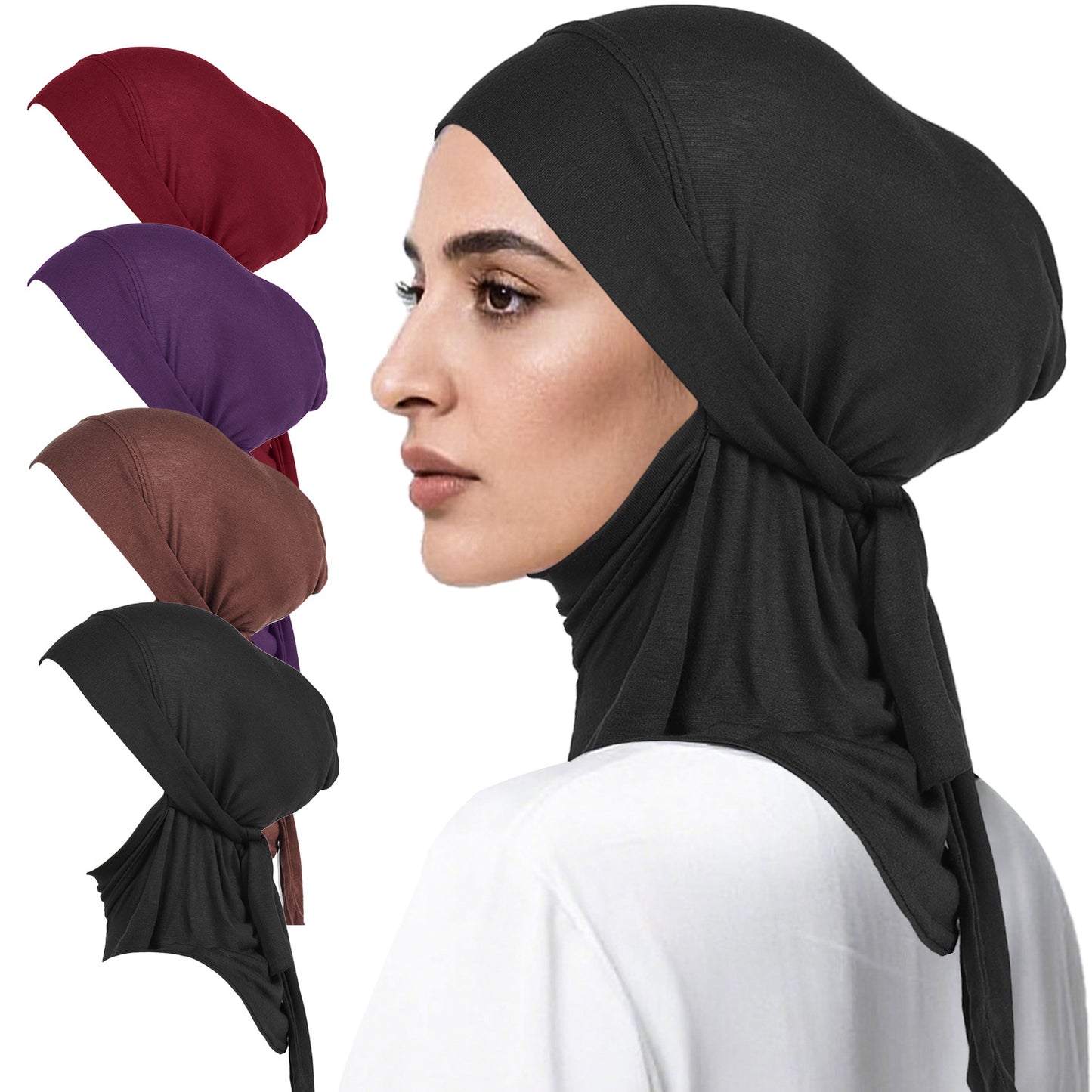 Women's Hand-Embroidered Polyester Headscarf - Sun Protection & Warmth