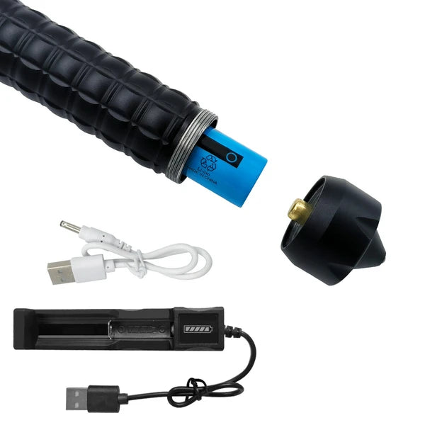 35000000LM Tactical Rechargeable LED Flashlight with Zoom