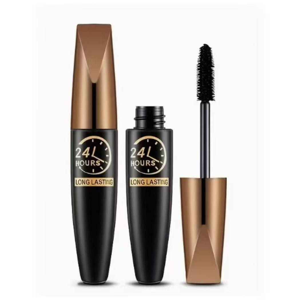 Waterproof Long-Lasting Black Eyelash Mascara - Curly, Thick, Not Smudge