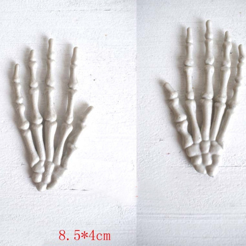 Halloween Skeleton Hand Decorations Set - Party Props for Events & Home Decor