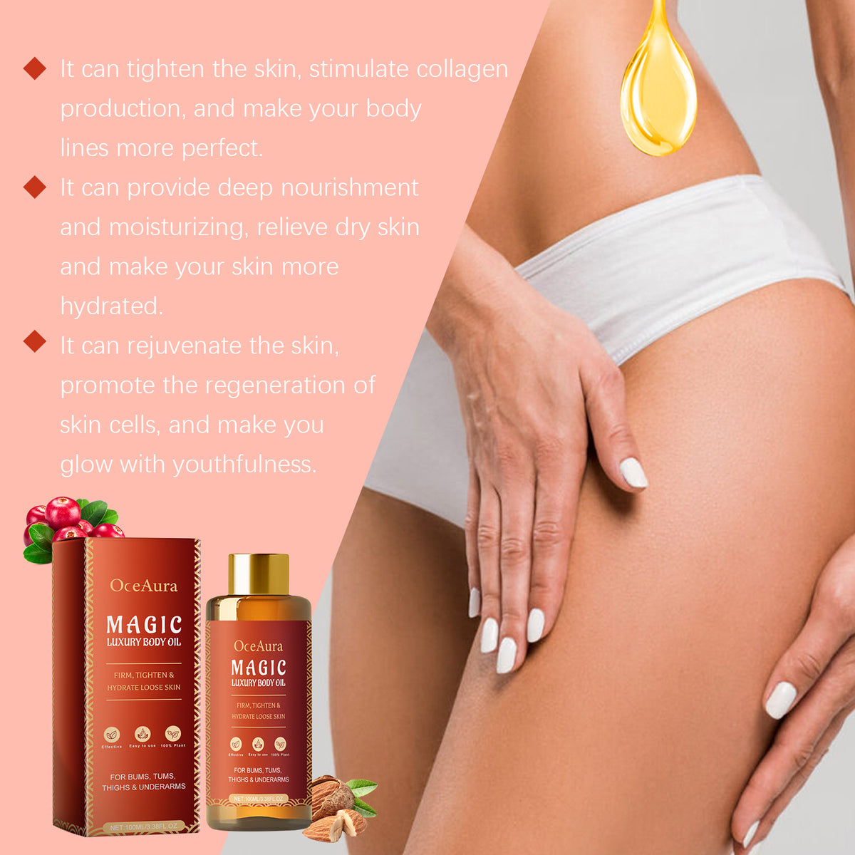 Body Firming Moisturizing Skin Oil