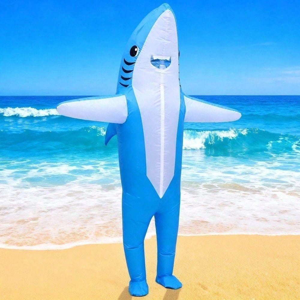 Shark Inflatable Costume for Adults - Funny Party Outfit
