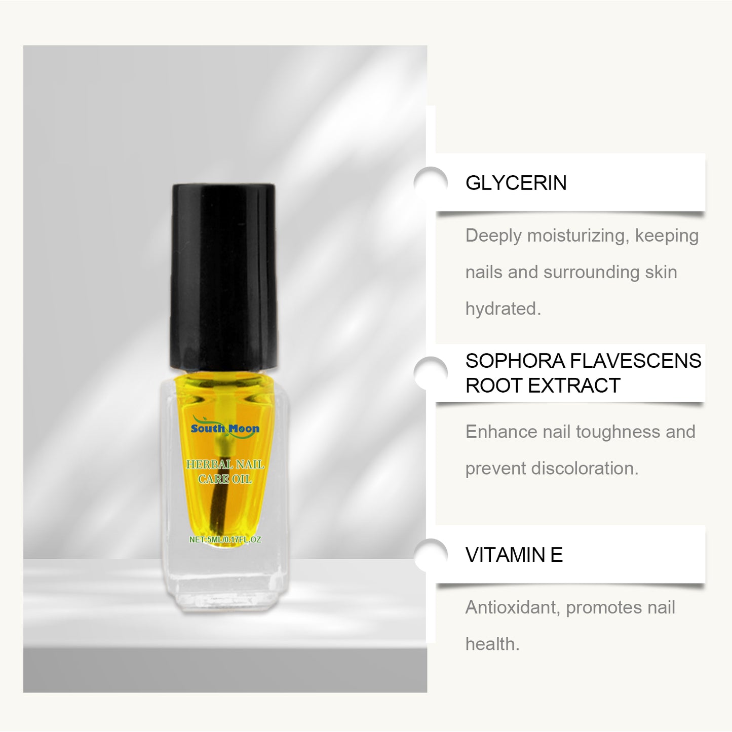 Herbal Nail Care Oil - Nourishing Cuticle Repair & Nail Strengthening