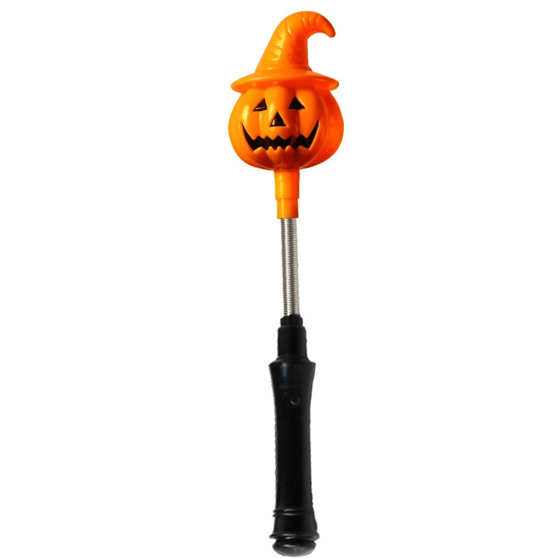 Halloween Pumpkin Lamp Hand Stick Prop with Variants - Kids Party Decoration