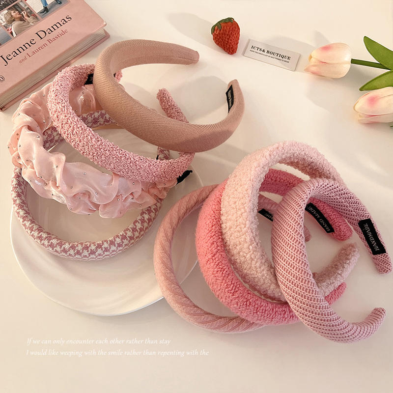 Wide Brim Hair Hoop Headband - Stretchy