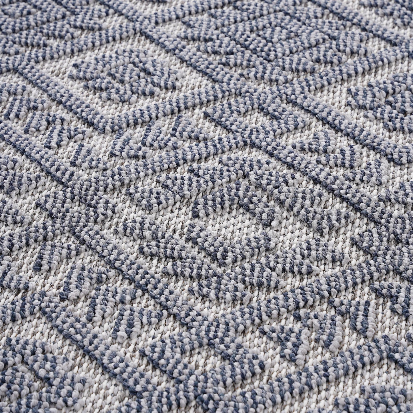Guros C Ollection 5X7 White Gray Traditional Indoor Outdoor Area Rug