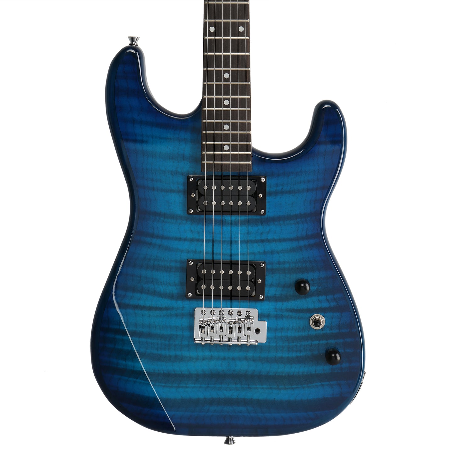 Electric Guitar Kit with Speaker - Blue