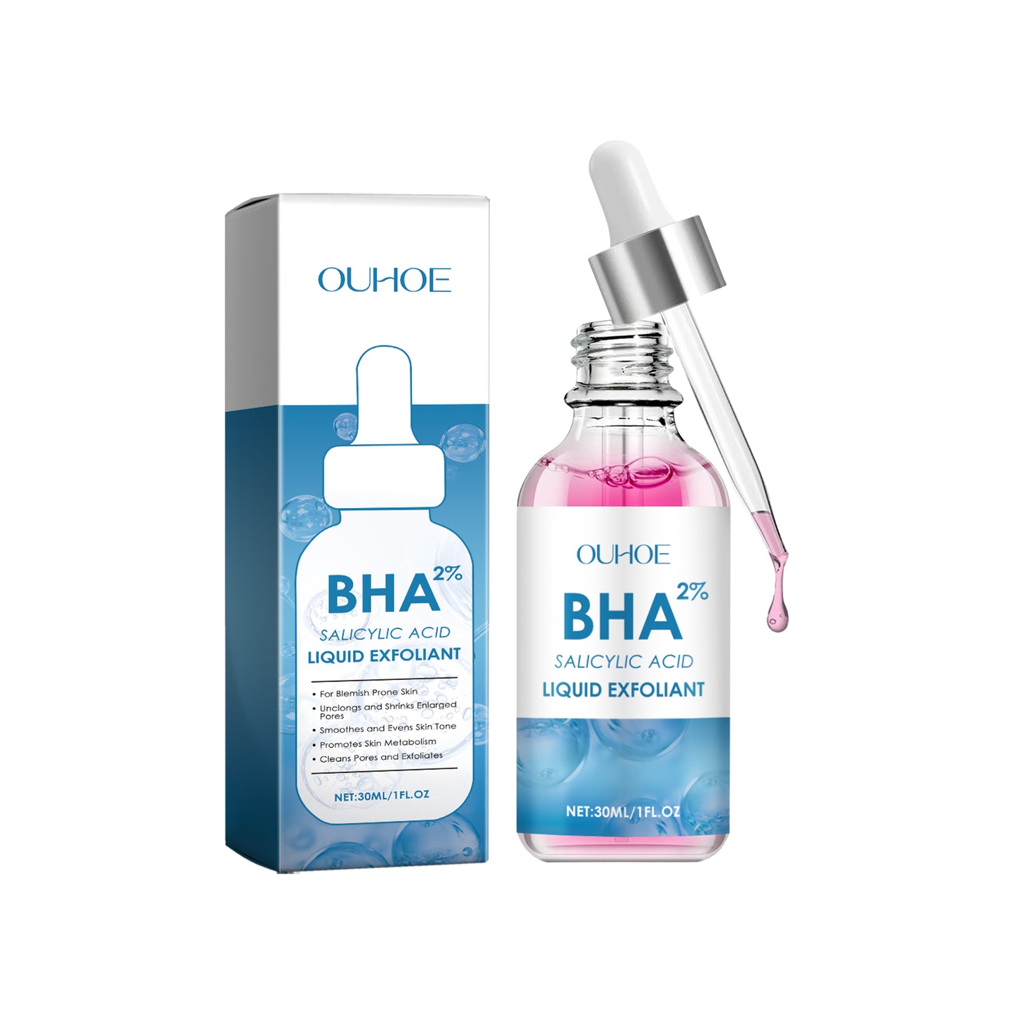 Exfoliating Facial Serum with Vitamin C - 30ml Skin Brightening Essence