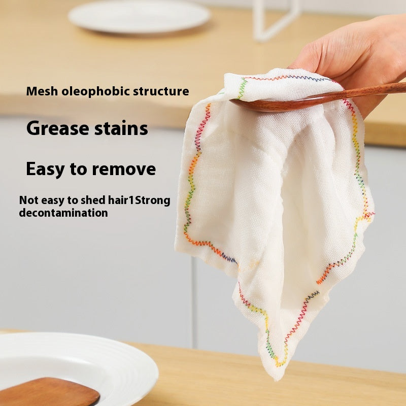 Rainbow Kitchen Oil Filter Mesh 8 Layers Anti-Oil Decontamination Mesh for Pots and Bowls