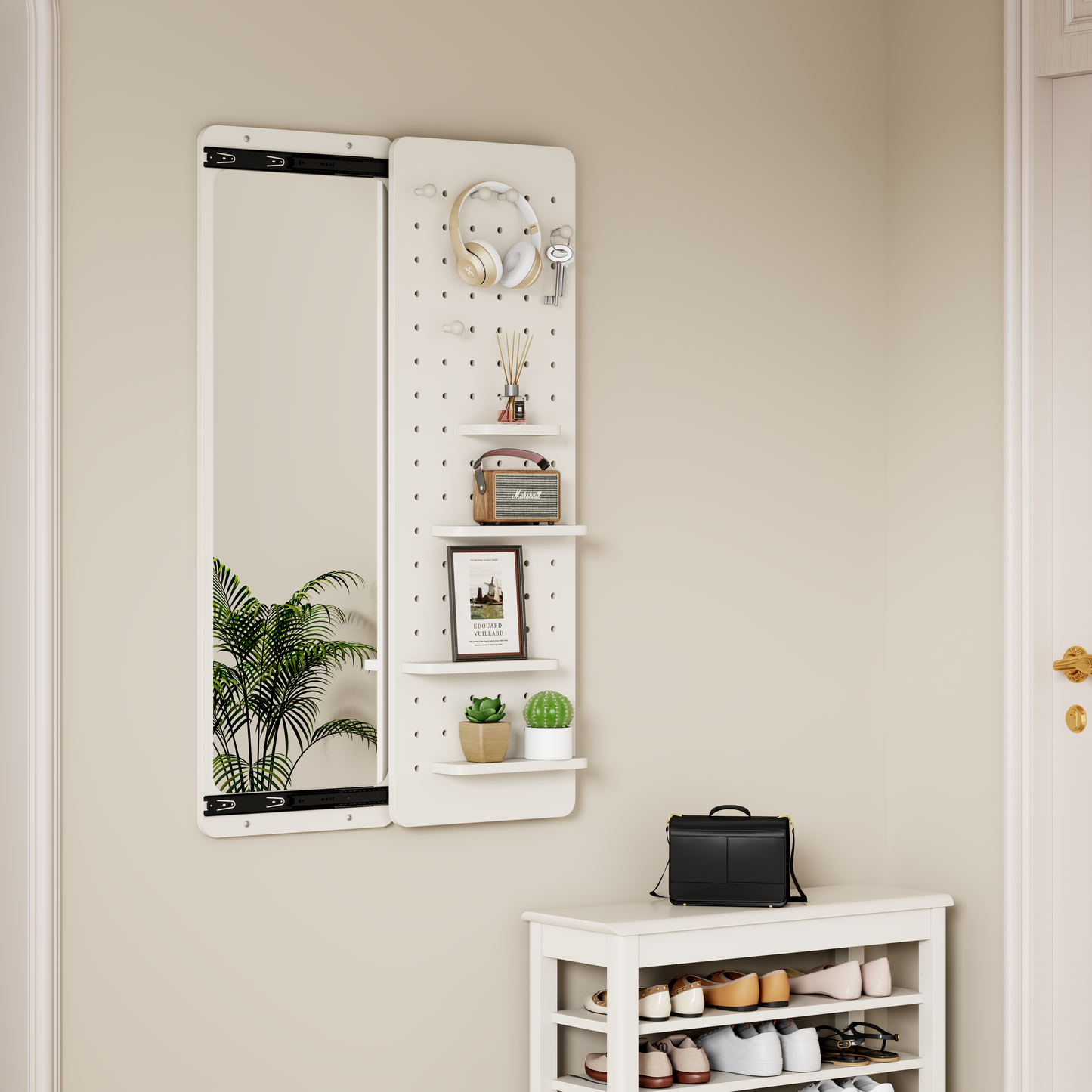 47.6 X 15.7 Inch Multi-functional Design Panel Wall-mounted