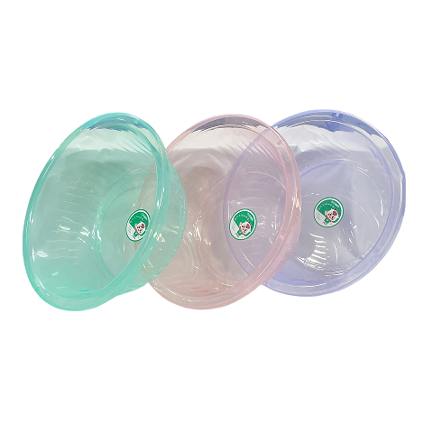 Purple Laundry Basin for Dormitory and Household Use 38x14cm PP Material
