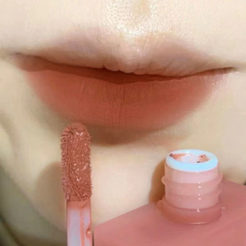 Ice Cream Lip Lacquer Matte Lipstick Velvet No Stain on Cup - Multiple Colors