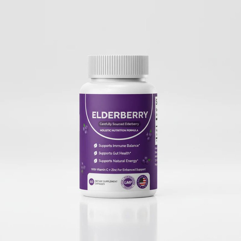Elderberry Capsules - Natural Immune Support