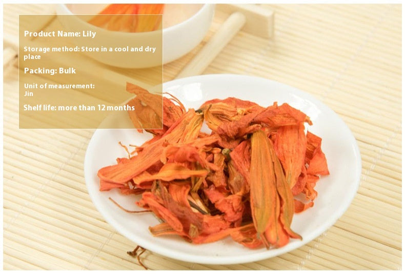 Bulk Dried Lily Flowers for Tea & Infusions - Natural Herbal Herbs