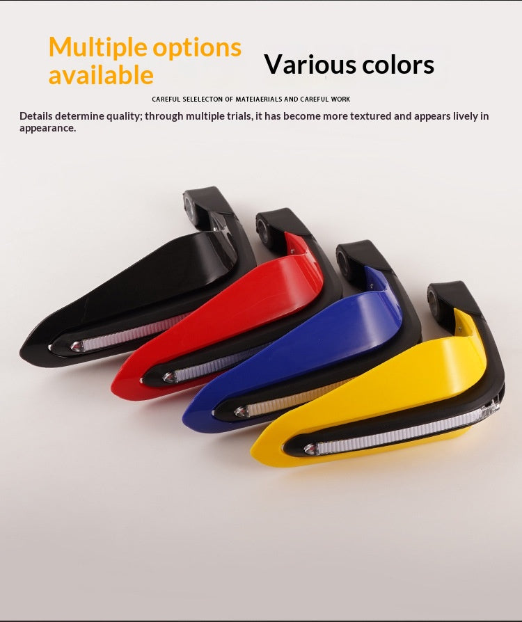 Motorcycle Handguards Black Universal Protective Guards for Motocross Bikes