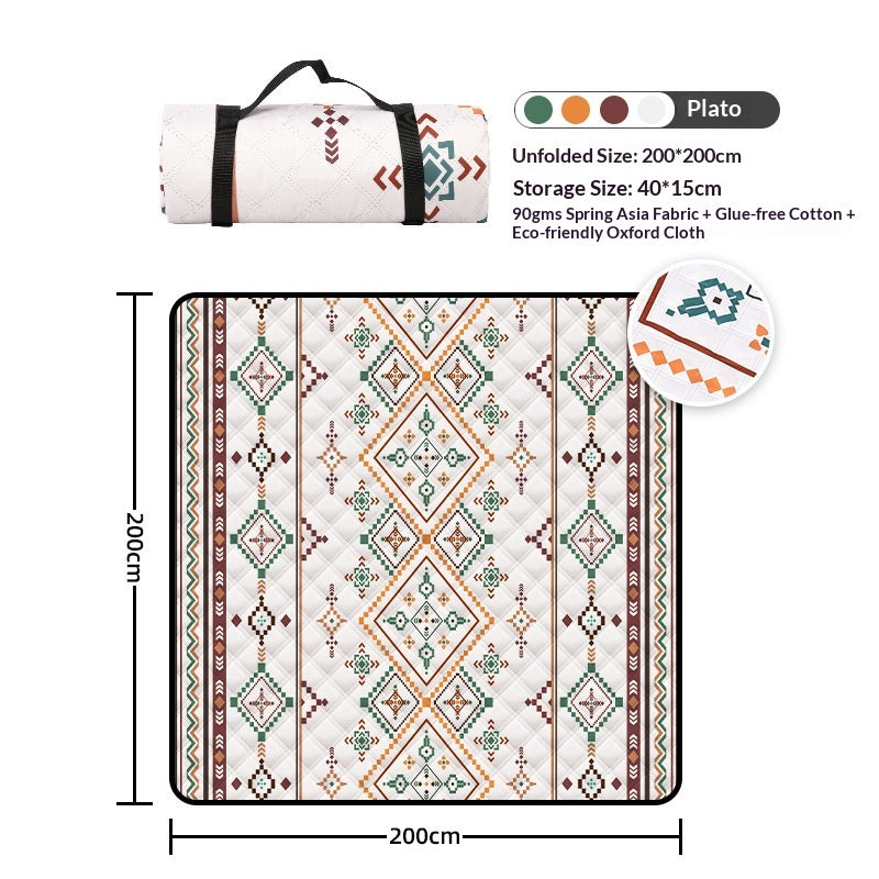 Portable Foldable Picnic Mat for Outdoor Garden & Camping 2x2m