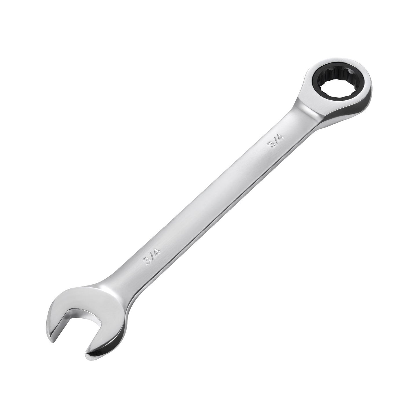 26-Piece Combination Wrench Set with Open End & Ratcheting Design - SAE & Metric, Cr-V Steel, Organizer, Clear Size Labels