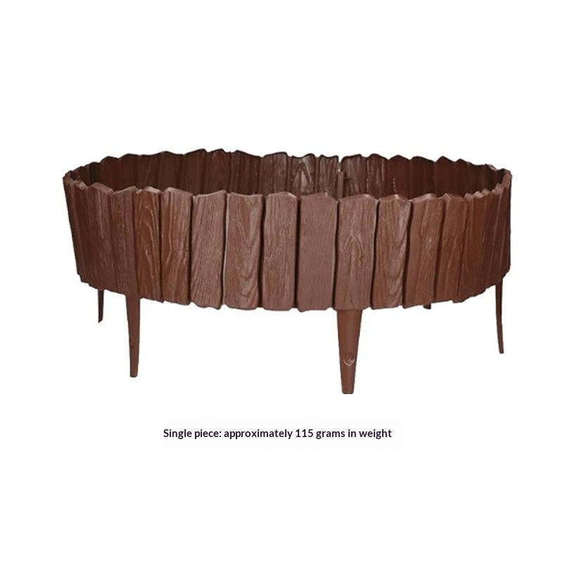 Flexible Modular Garden Fence - Interlocking Plastic Fence Panels for Yard & Garden