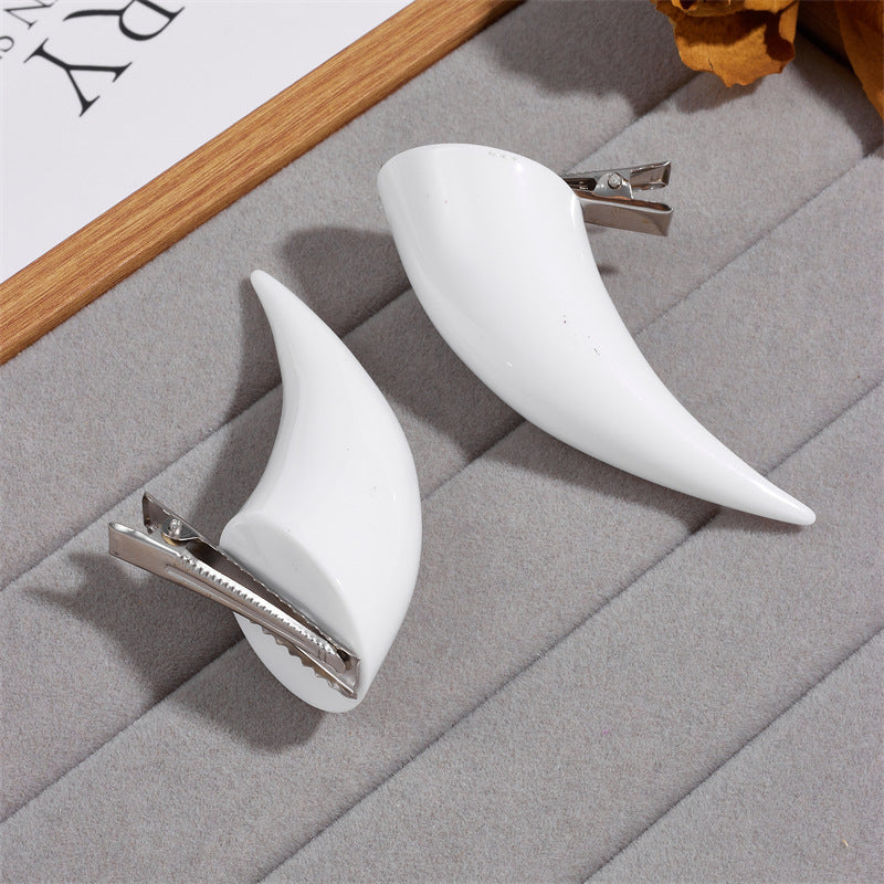 Demon Horn Hair Clip for Women