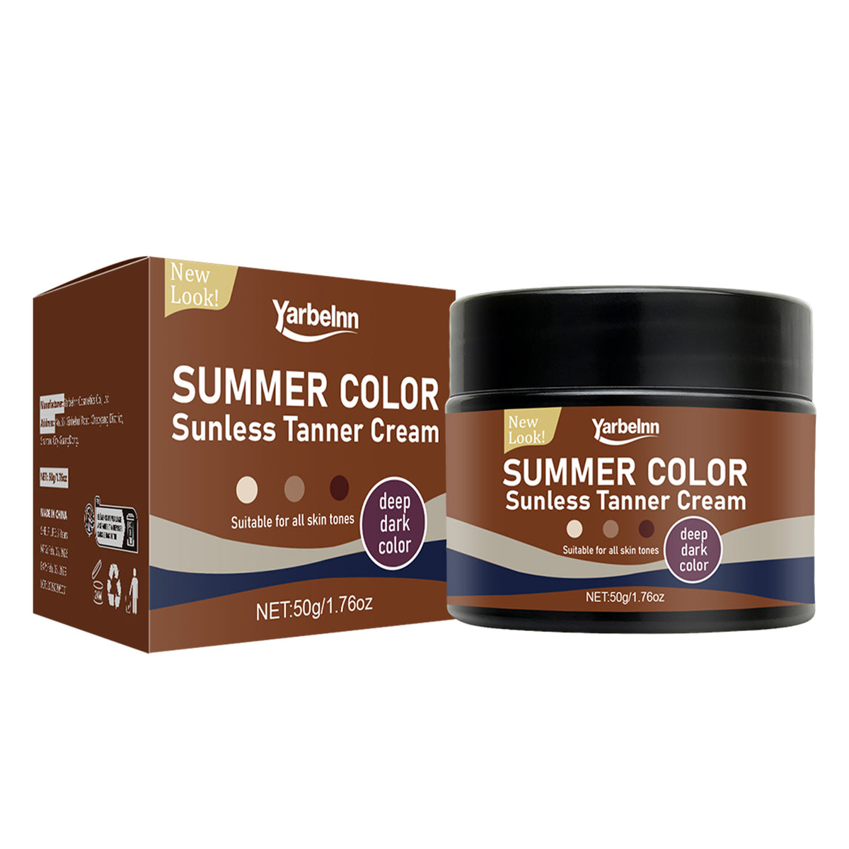 Self Tanning Cream - Body Moisturizer with Aloe & Glycerin
