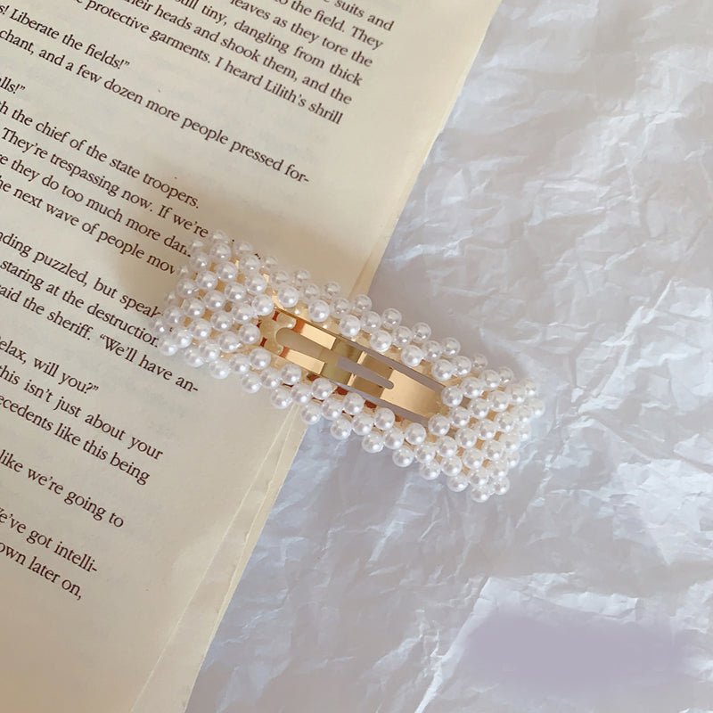 Beaded Pearl Side Clip Hairpin - Multiple Sizes & Styles