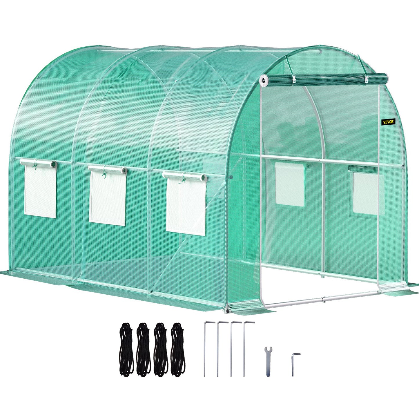 Walk-In Tunnel Greenhouse 9.8x6.6ft Portable Plant Hot House with Galvanized Steel Frame