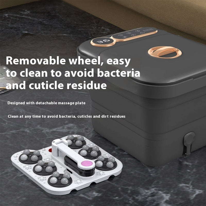 Electric Foot Spa with Heat and Massage - Constant Temperature Foot Basin