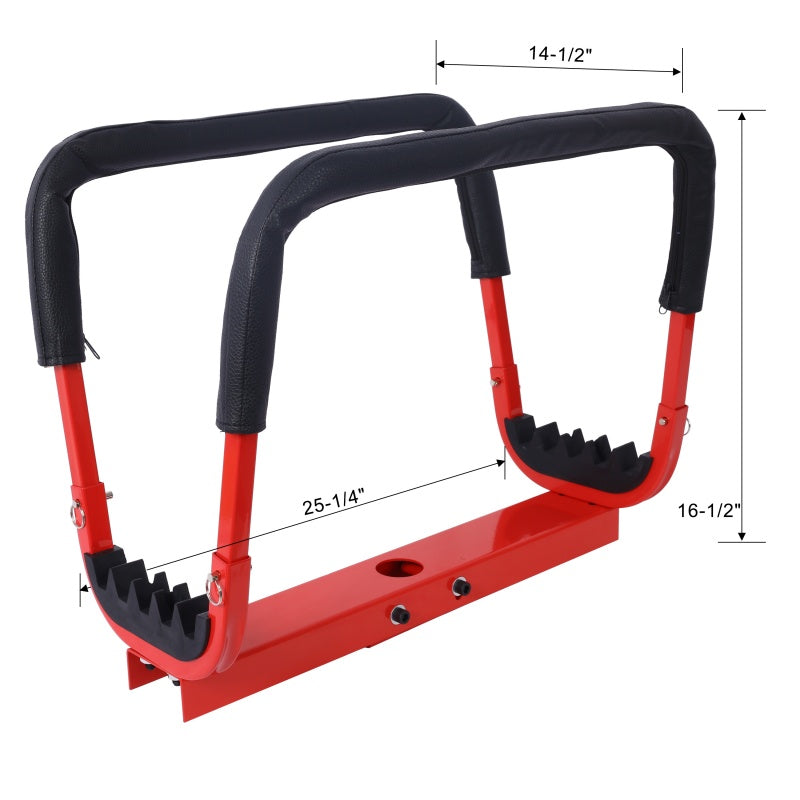 Door Hook for Auto Repair Storage - Red & Black Versatile Hand Tool