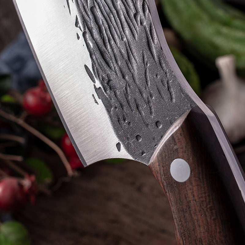 Outdoor Bone Chopping Hook Knife with Sheath - Portable Kitchen Tool