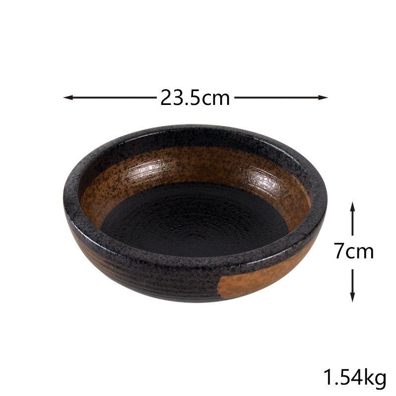 Large Porcelain Kitchen Bowl with Multiple Sizes - Household Home Storage