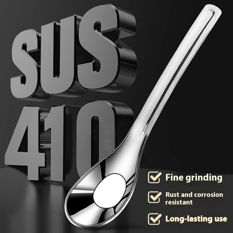 Stainless Steel Baby Feeding Spoon Household Soup Spoon - Multiple Sizes