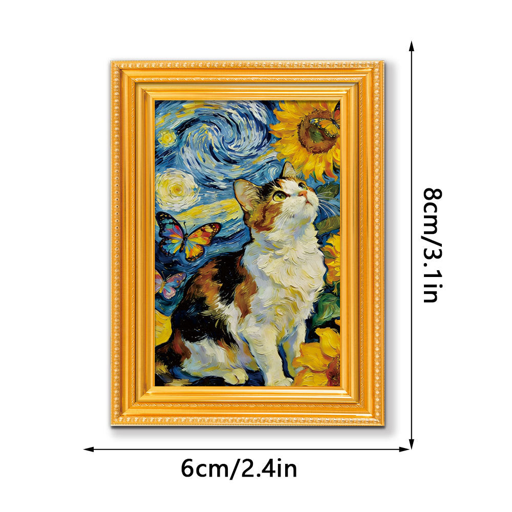 Creative Quirky Oil-Painting Refrigerator Magnets - Fun Kitchen Decor