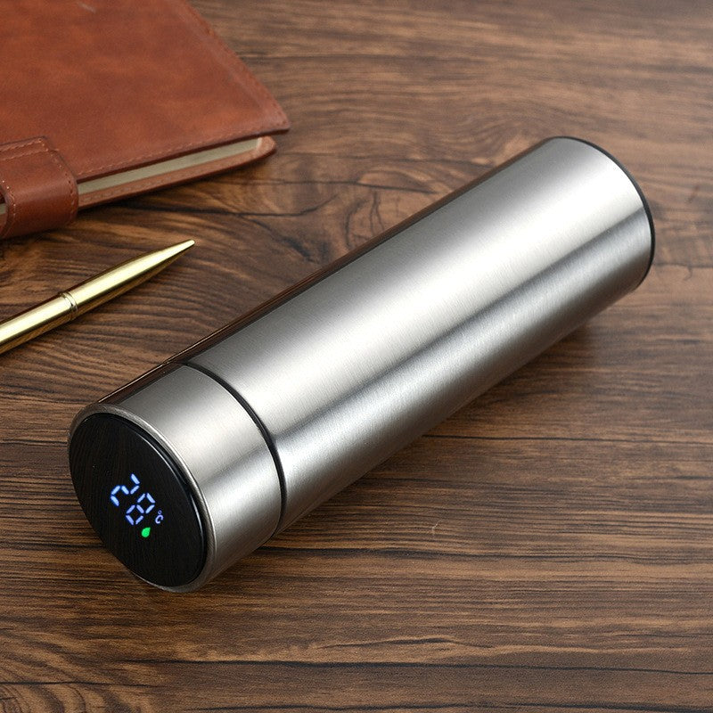 Digital Temperature Display Insulated Travel Mug - 450ML, Touch Control