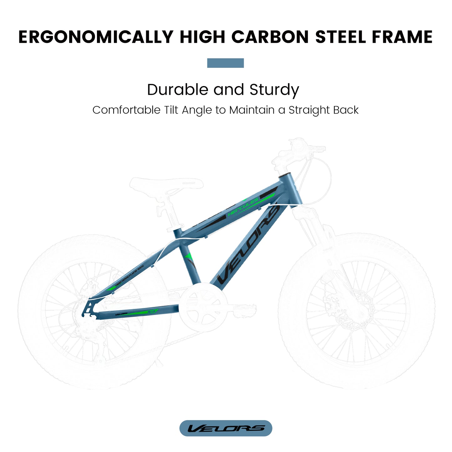 20 Inch Fat Tire Mountain Bike - 7 Speed, Dual Disc Brakes