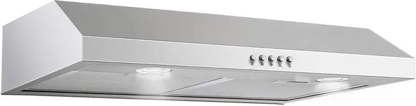 30 Inch Stainless Steel Under Cabinet Range Hood 500 CFM 3-Speed Kitchen Appliance