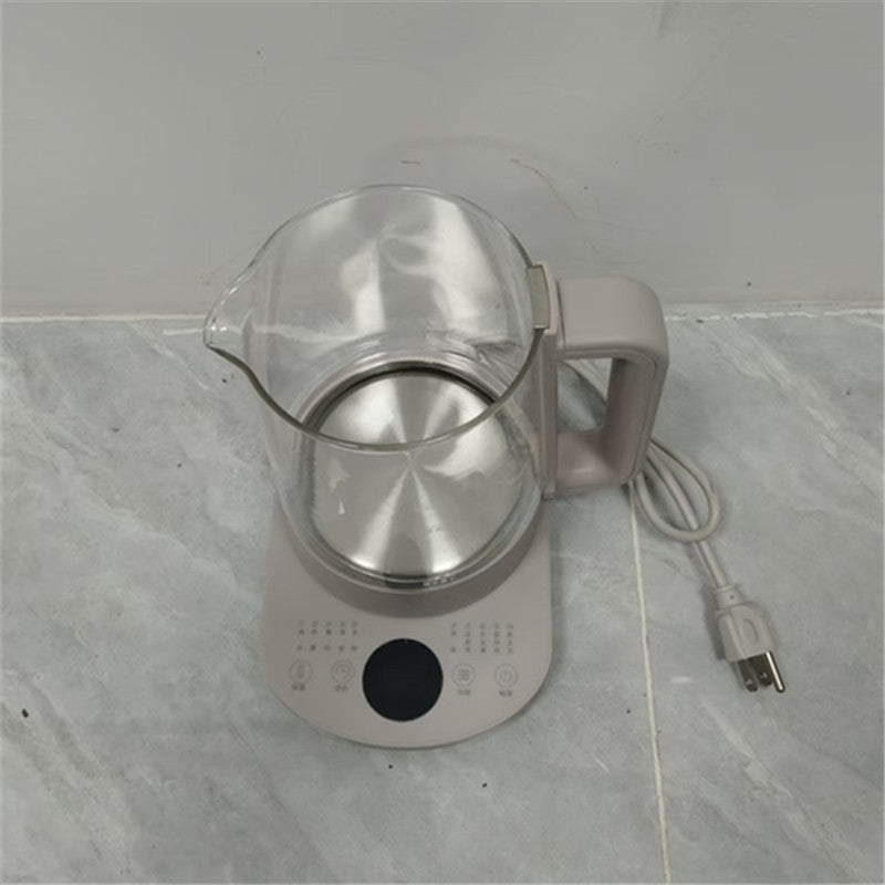 Automatic Glass Tea Maker with Tea Strainer - 1.5L Home Kitchen Appliance