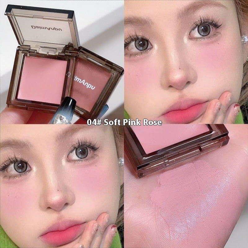 Monochrome Ice Night Box Blusher - Nude Color Makeup Set, Matte Finish