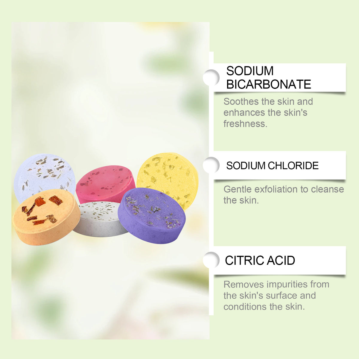 Aromatic Citrus Shower Steamers - 6 Pack for Relaxing Body Care