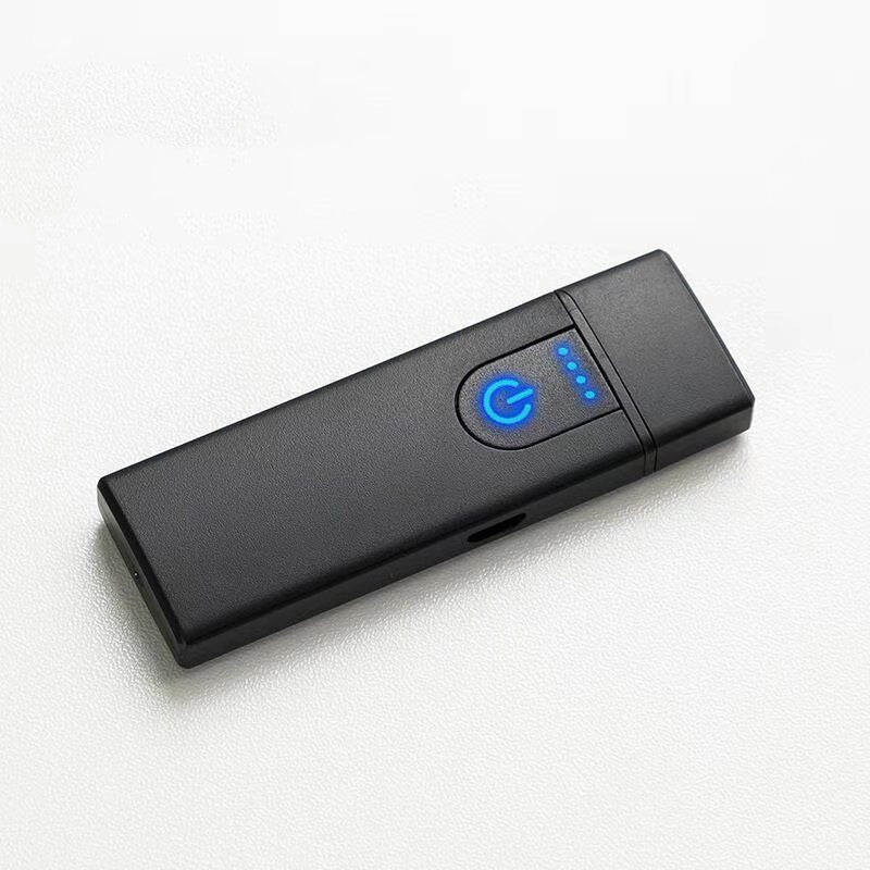 Rechargeable Windproof Fingerprint Lighter - Silent Creative USB Charging