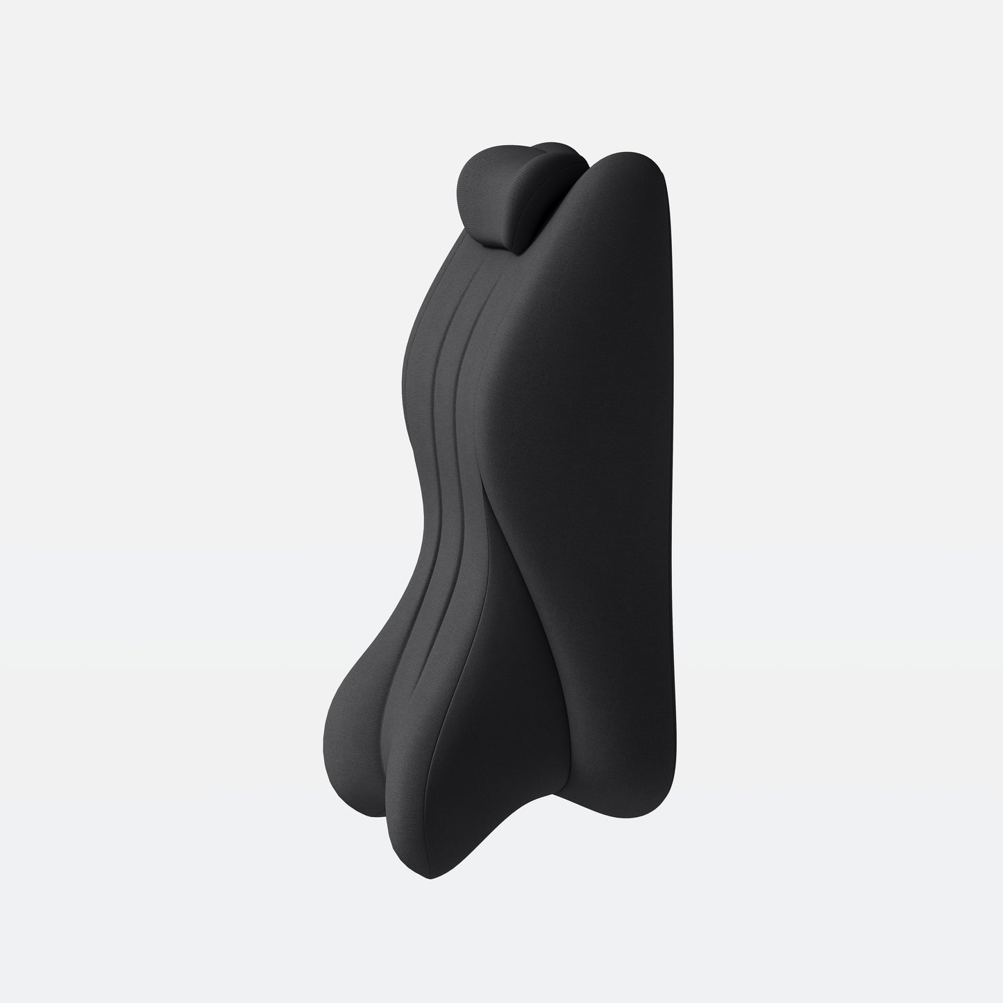 Ergonomic Memory Foam Support Pillow for Couples - Black